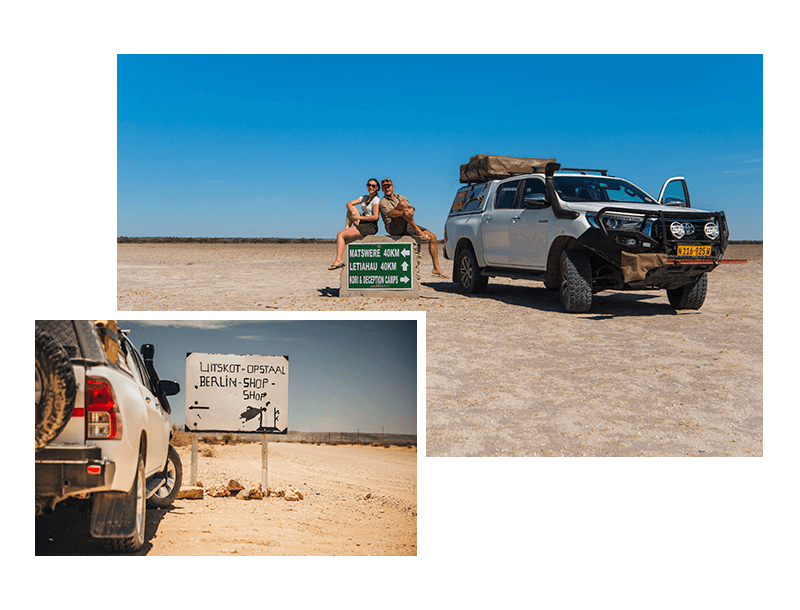 Valmiiksi suunnitellut itseajettavat matkat 4x4 ajoneuvolla Namibiassa