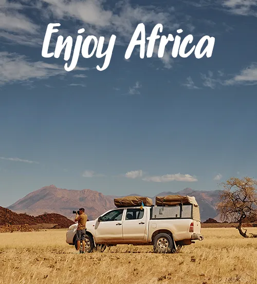 Itseajettavia safarimatkoja Namibiassa Reittiohjelma All Round