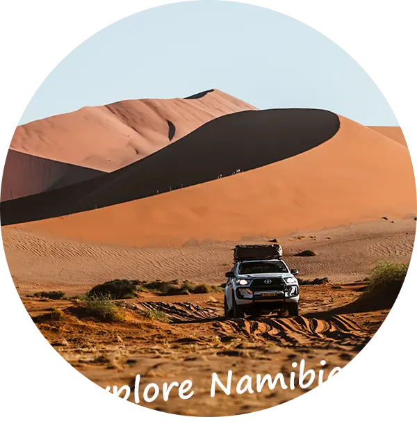 Itseajettavia safarimatkoja Namibiassa Kaikki Reittiohjelmat