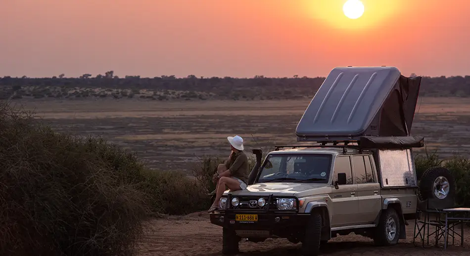 Kuinka maksaa 4×4 auton vuokraaminen ja safarimatka halki Namibian.