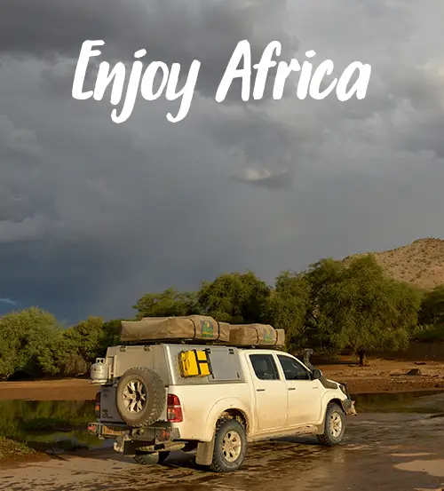 Itseajettavia safarimatkoja Namibiassa-Autovakuutus